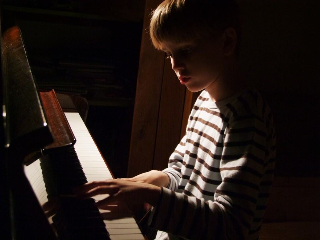 Piano student image