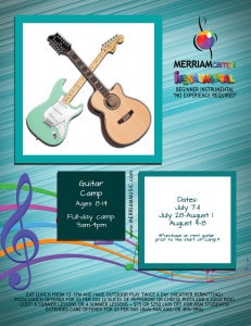 Summer Camps Mississauga & Oakville - Beginner Guitar Camp