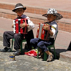 young boys street performance