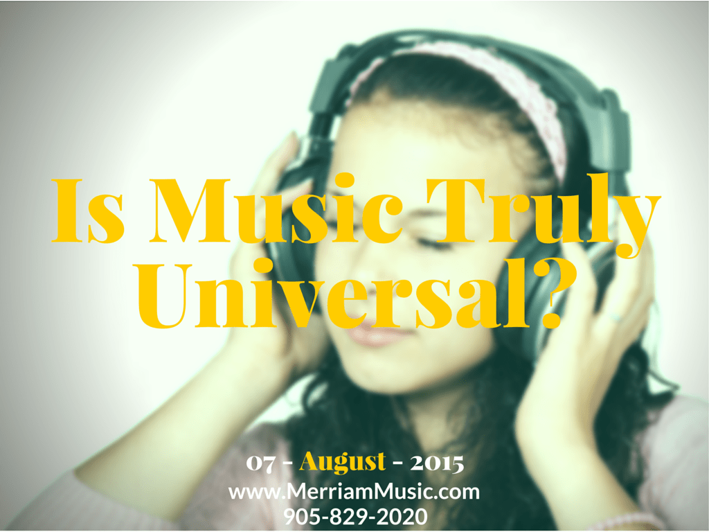 Is Music Truly Universal