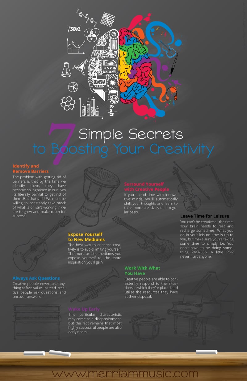 7 Simple Secrets to Boosting Your Creativity