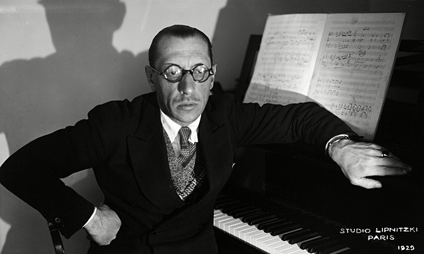 Stravinsky in exile: the expatriate modernist was regarded as a non-person in the Soviet Union. Photograph: Roger Viollet/Rex