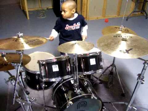 boy drumming