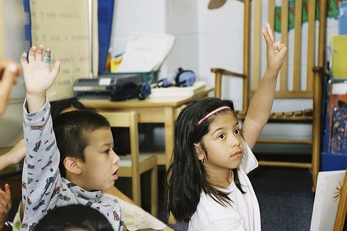 kids in classroom