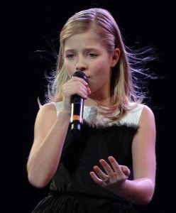young girl singing