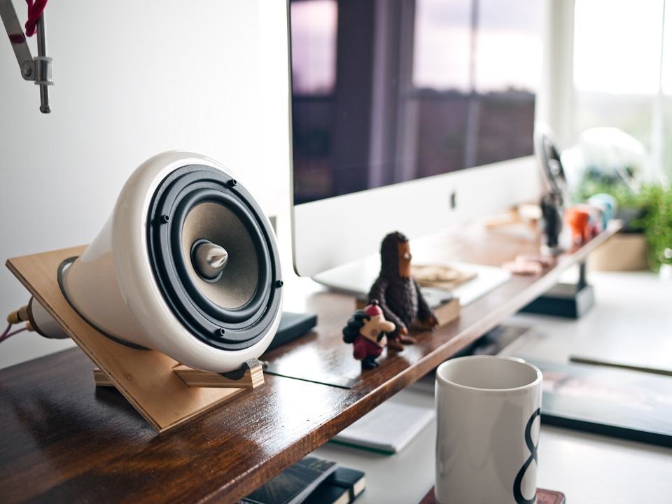 speaker desk