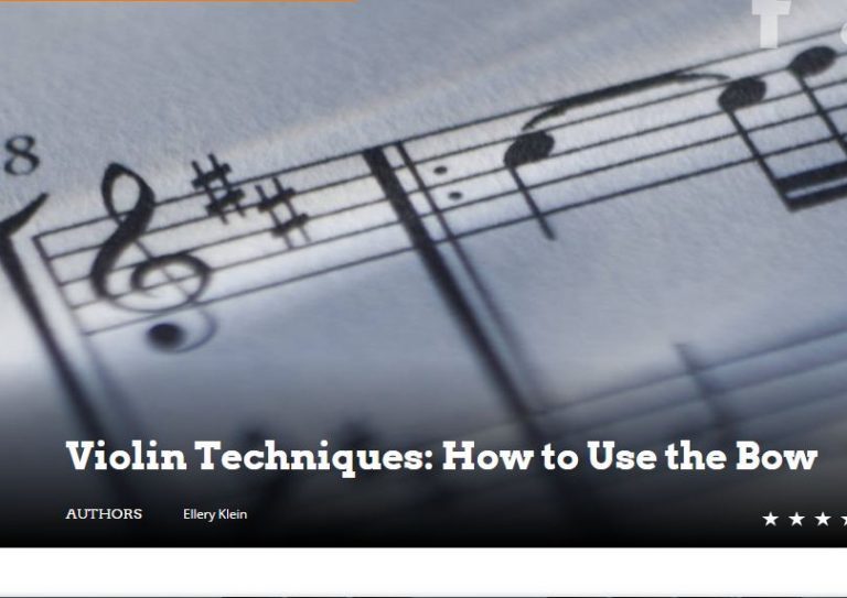 Violin Techniques Master These Three To a Better Violinist