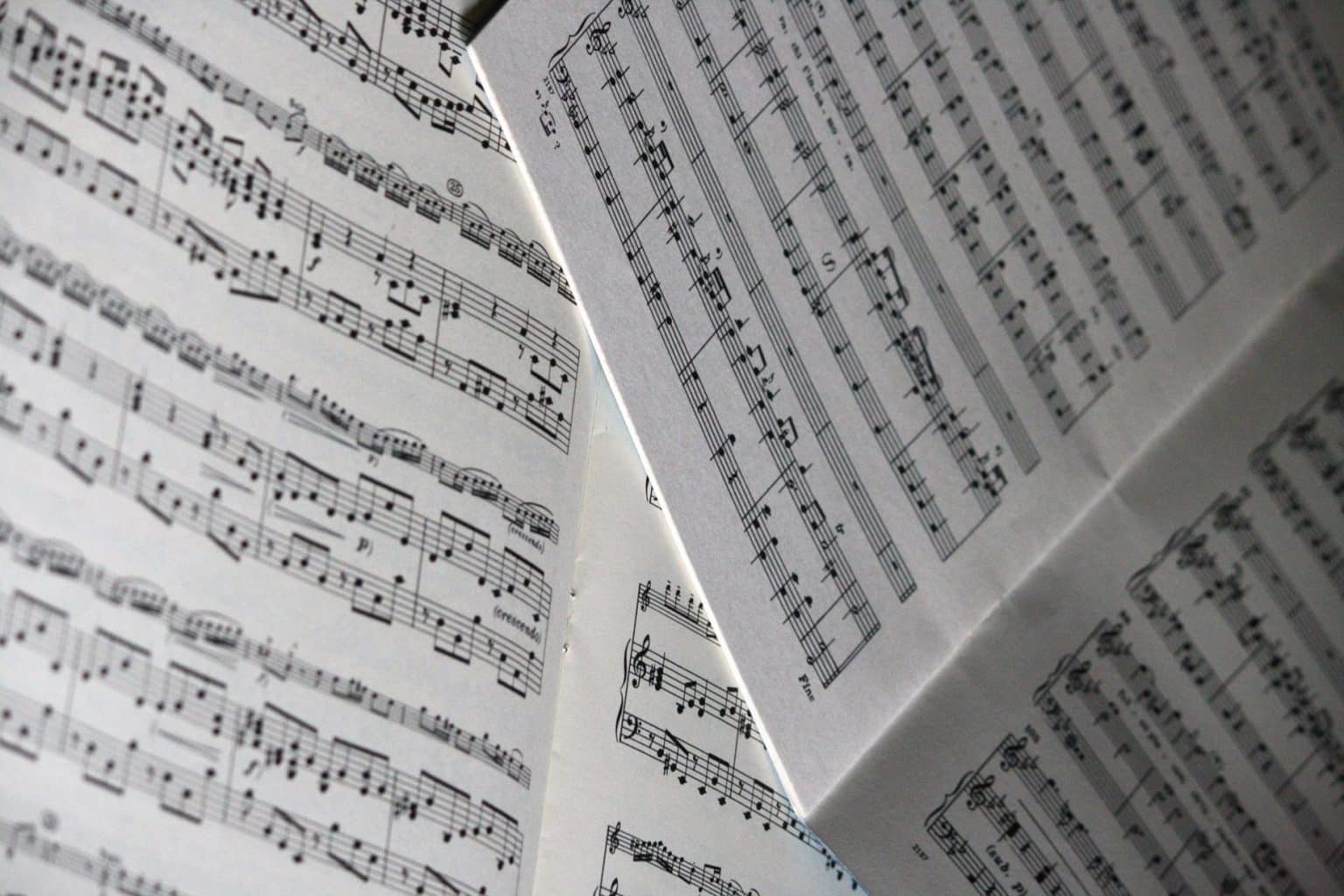 music sheets