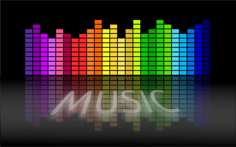 tech image of music