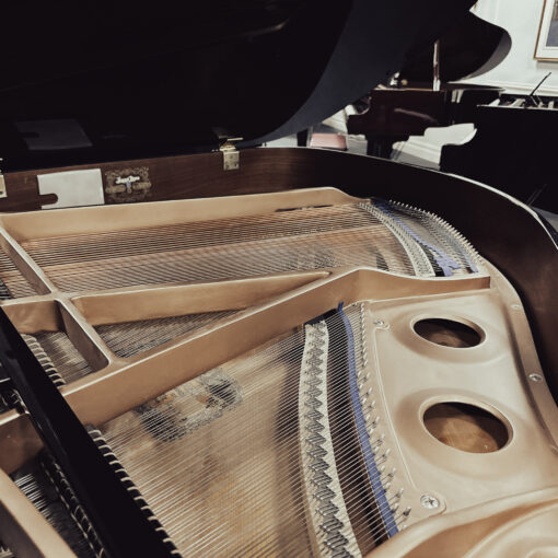 Inside of a Kawai GE1 Baby Grand Piano, Made in Japan