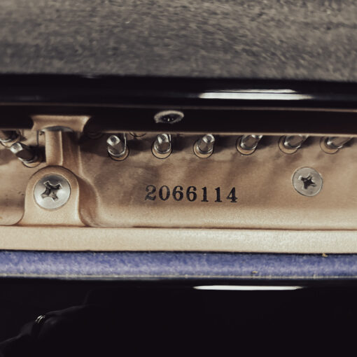 Detail of Serial Number on Kawai GE1 Baby Grand Piano