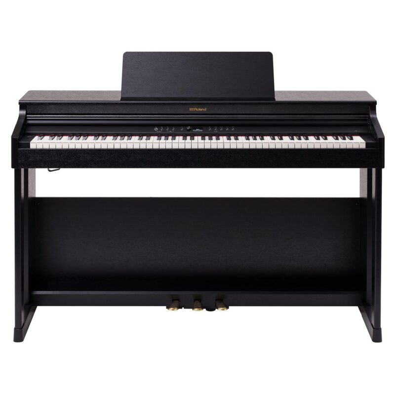 Image of a Roland RP701 CH Digital Piano on white background.