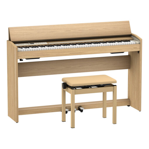 Roland F701 Digital Piano Light Oak