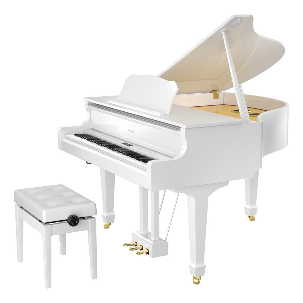 Roland Gp609 Digital Grand Piano W  Stand & Bench (black White)