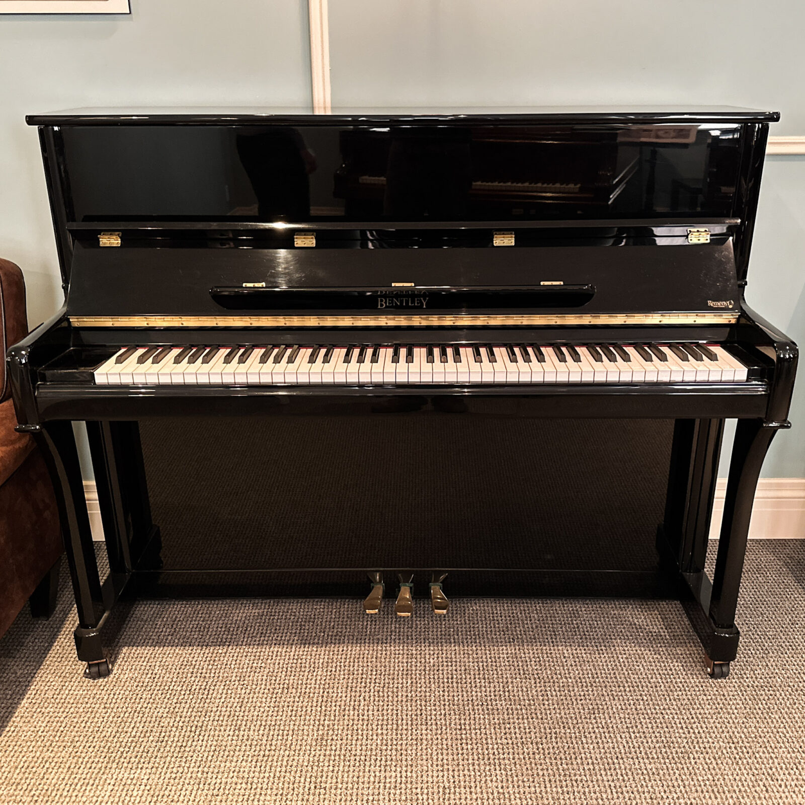 Image of Used Bentley Upright Piano in Ebony Polish