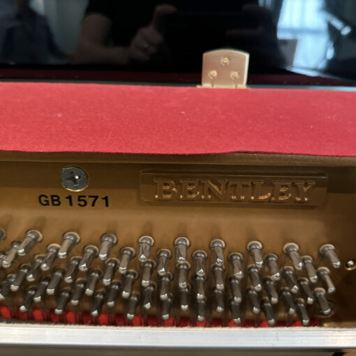 Detail of Serial Number on Used Bentley Upright Piano