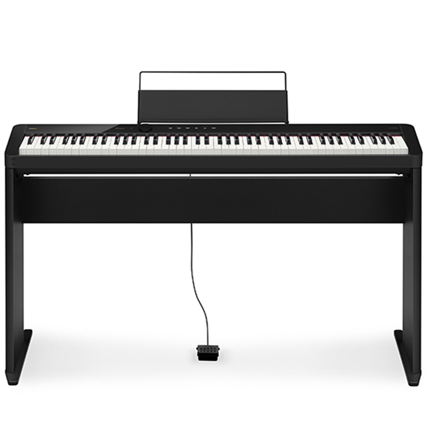 Casio PX-S3100BK with Stand and Single Pedal