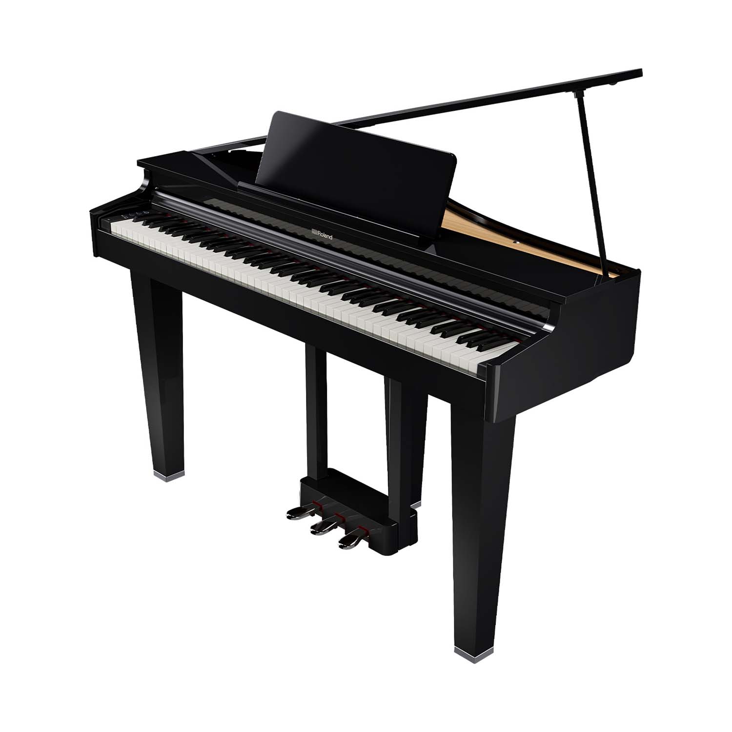 Image of Roland GP3 Digital Grand Piano - Open from High Angle