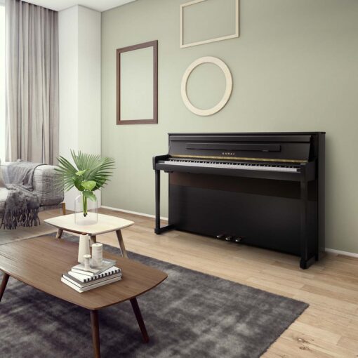 Image of Kawai CA901RW in Rosewood in a living room