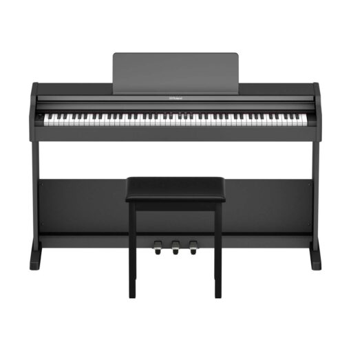 Image of the Roland RP107 Digital Piano with Bench on white background