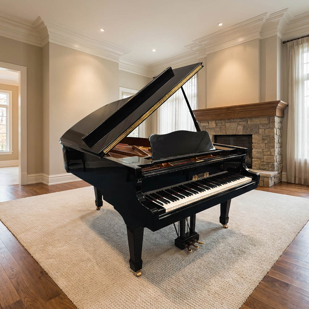 Used Gebr. Perzina E160BB2 Grand Piano in Polished Ebony