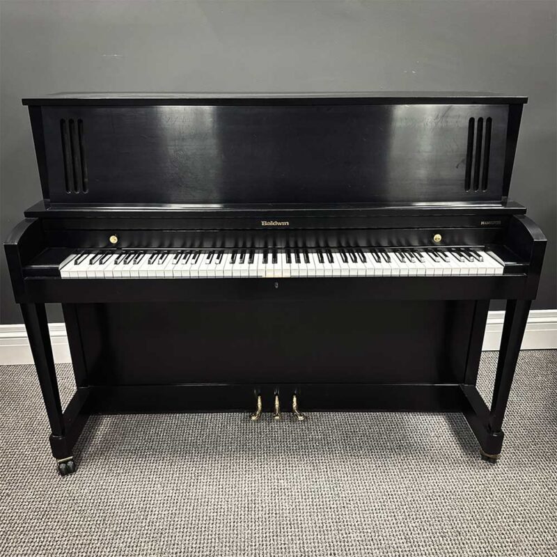 Used Baldwin 243 Upright Piano in Satin Ebony Merriam Pianos