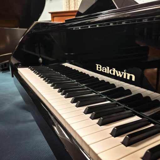 Used Baldwin BH152M Grand Piano in Polished Ebony Keyboard