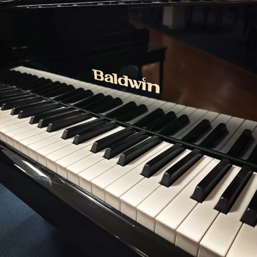 Used Baldwin BH152M Grand Piano in Polished Ebony Keyboard Righ