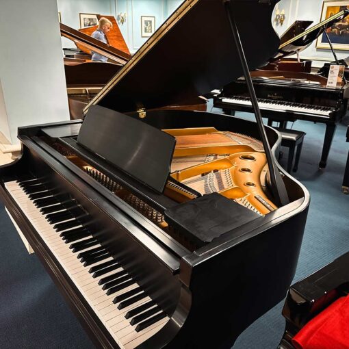 Used DH Baldwin C142 Grand Piano in Satin Ebony Side