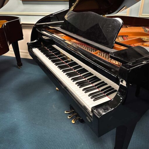 Used Gebr. Perzina E160BB2 Grand Piano in Polished Right View