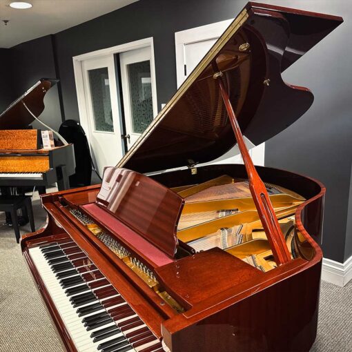 Used Heintzman Grand in Polished Mahogany RIght Side View
