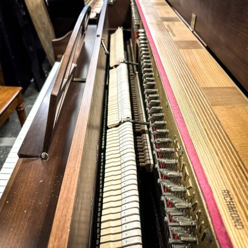 Used Heintzman Upright Piano in Satin Walnut Inside