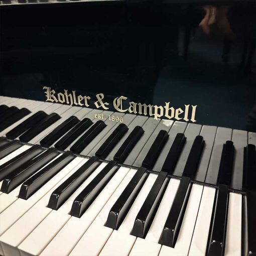 Used Kohler & Campbell KIG48 Grand Piano in Polished Ebony Logo