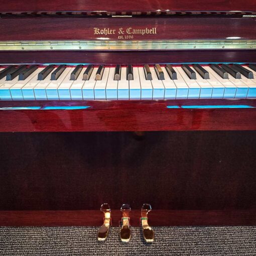 Used Kohler and Campbell Upright Piano in Polished Cherry Logo