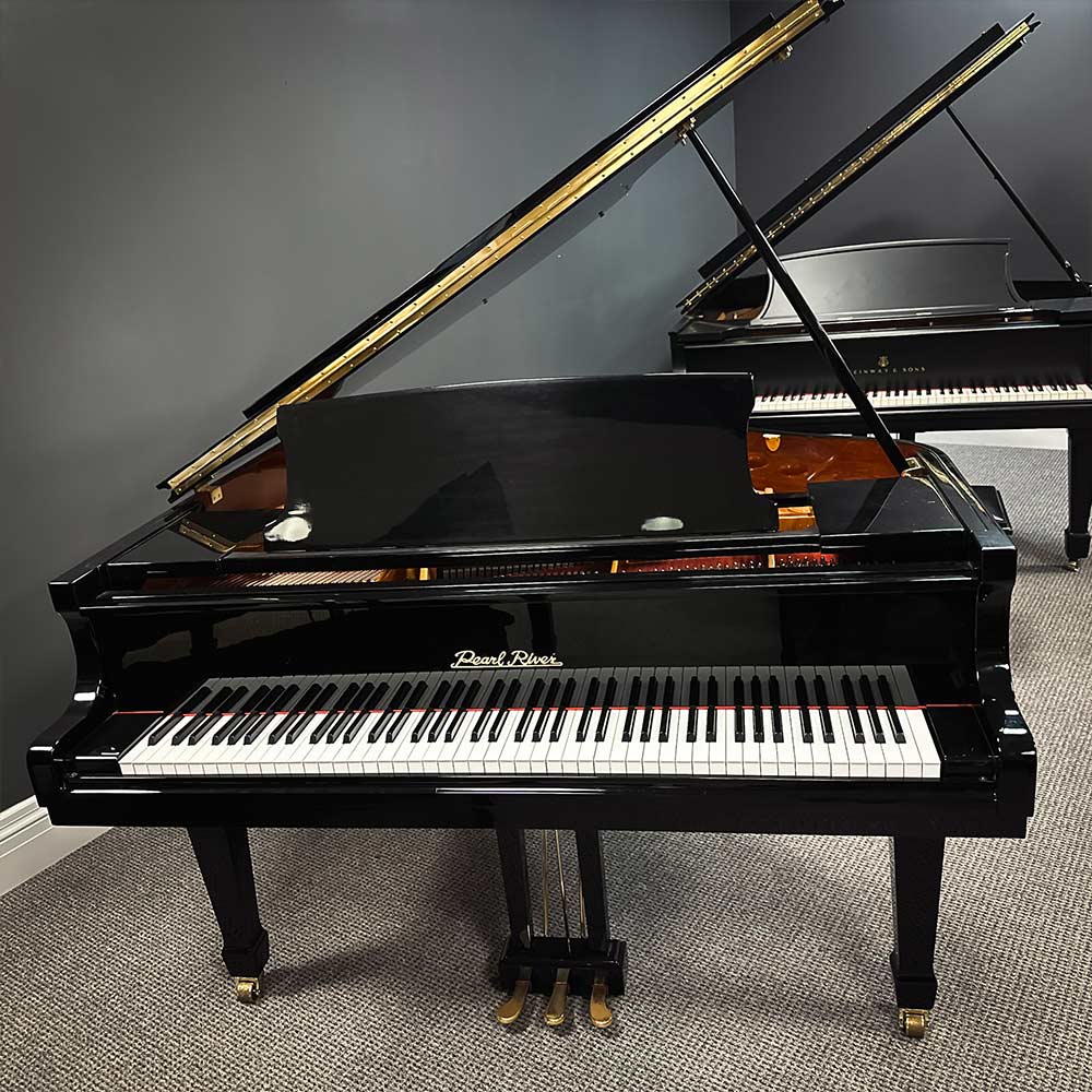 Used Pearl River GP160 Grand Piano In Ebony Polish - Merriam