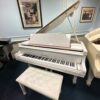 Used Pearl River Polished White Grand Piano