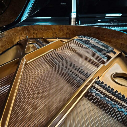 Used Perzina GBT175 Grand Piano in Polished Ebony Inner