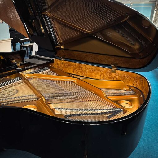 Used Perzina GBT175 Grand Piano in Polished Ebony Inner Right