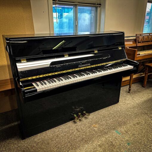 Used Pramberger LV108 Polished Ebony Upright Piano