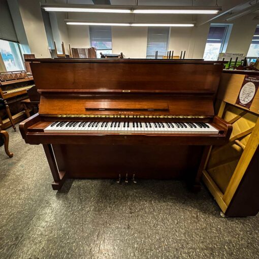 Used Samick SU118 Upright Piano in Satin Walnut