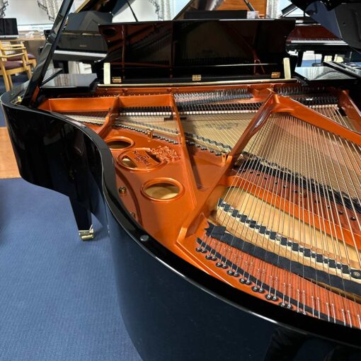 Used Schimmel C189T Grand Piano in Polished Ebony Inner Back