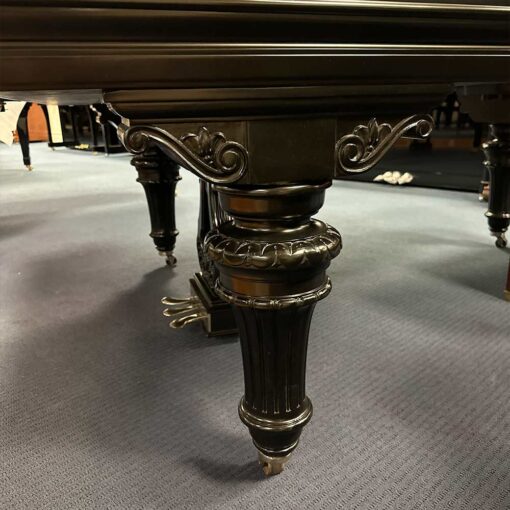 Used Steinway A Grand Piano in Satin Ebony Leg Detail