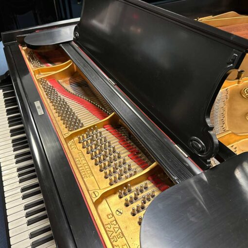 Used Steinway A Grand Piano in Satin Ebony Right Side View