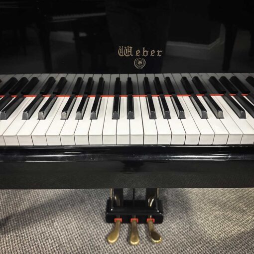 Used Weber WG50 Grand Piano in Polished Ebony Logo