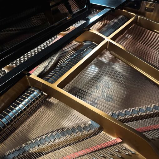 Used Weber WG50 Grand Piano in Polished Ebony Top View