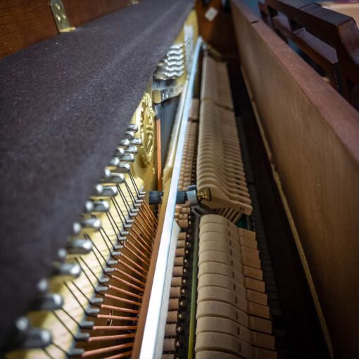 Used Yamaha M500H Upright Piano in Satin Cherry Hammers