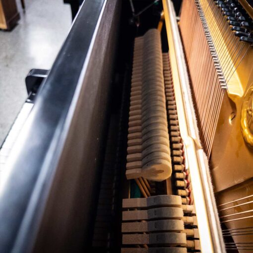 Used Yamaha U1 Upright Piano in Polished Ebony Hammers