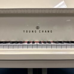 Used Young Chang G157 Grand Piano in Polished White Front