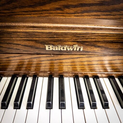 Used Baldwin 243 Upright Piano in Satin Oak4