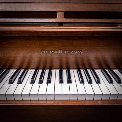 Used Gerhard Heintzman Acadian Upright Piano in Satin Walnut2